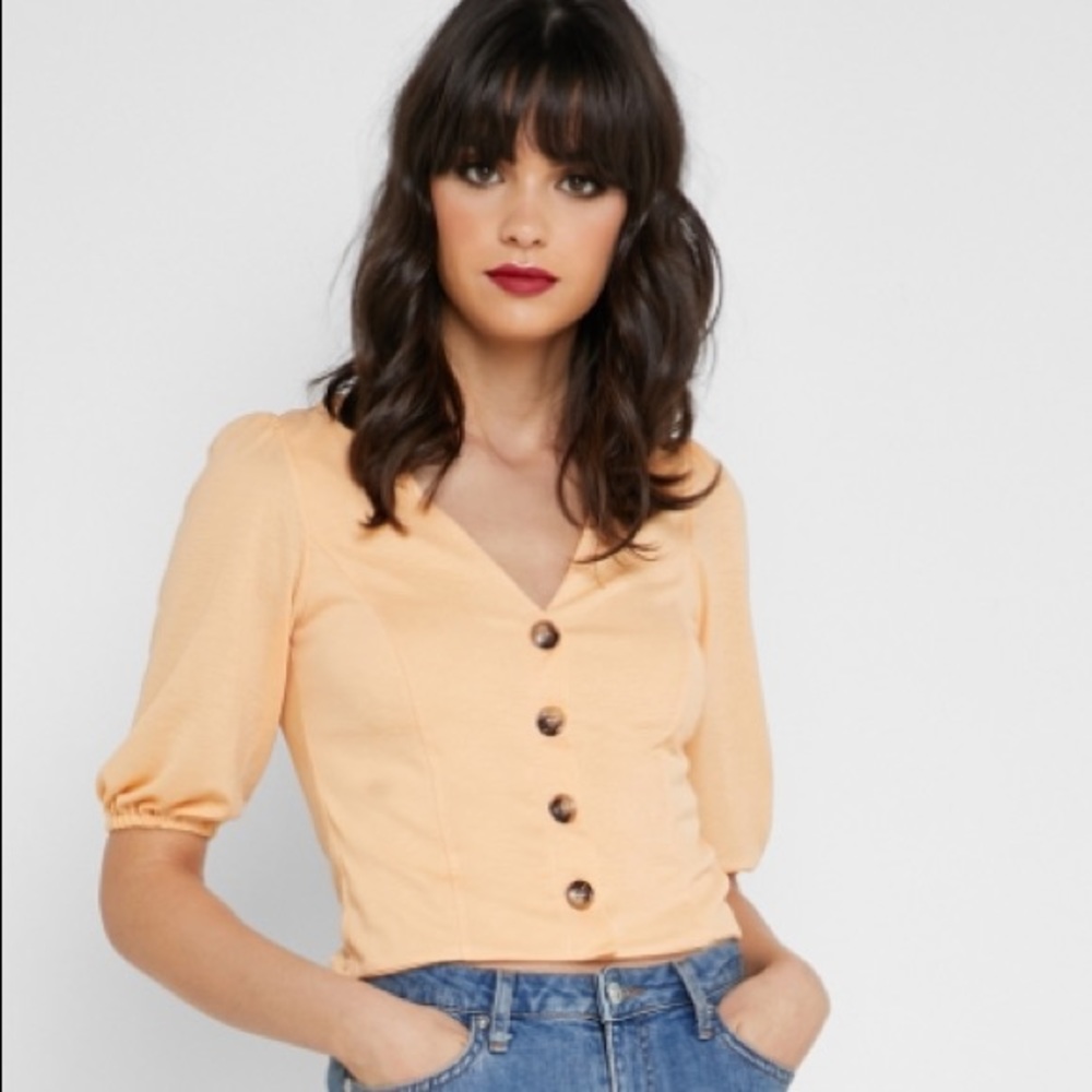 Miss Selfridge Button Down Top
